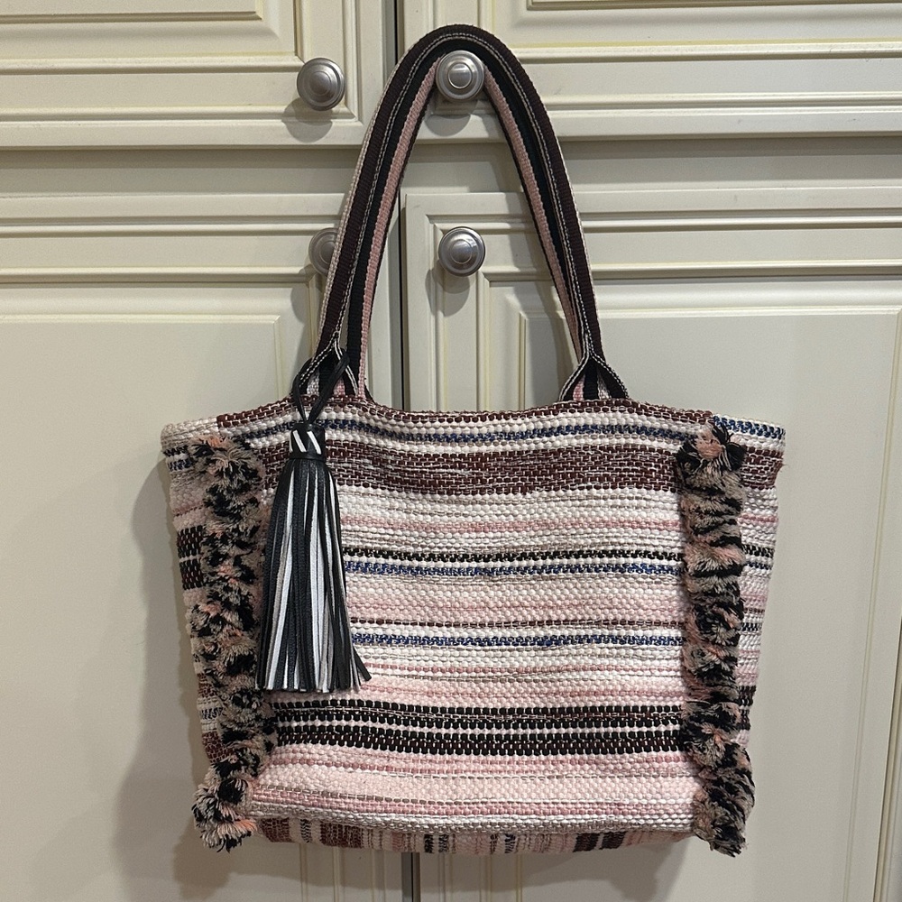 Rebecca Minkoff Woven Beach Tote Bag